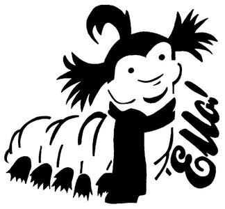 Ello Worm stencil