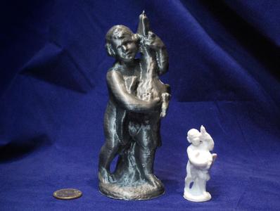 Garden Statue - Boy with Goose