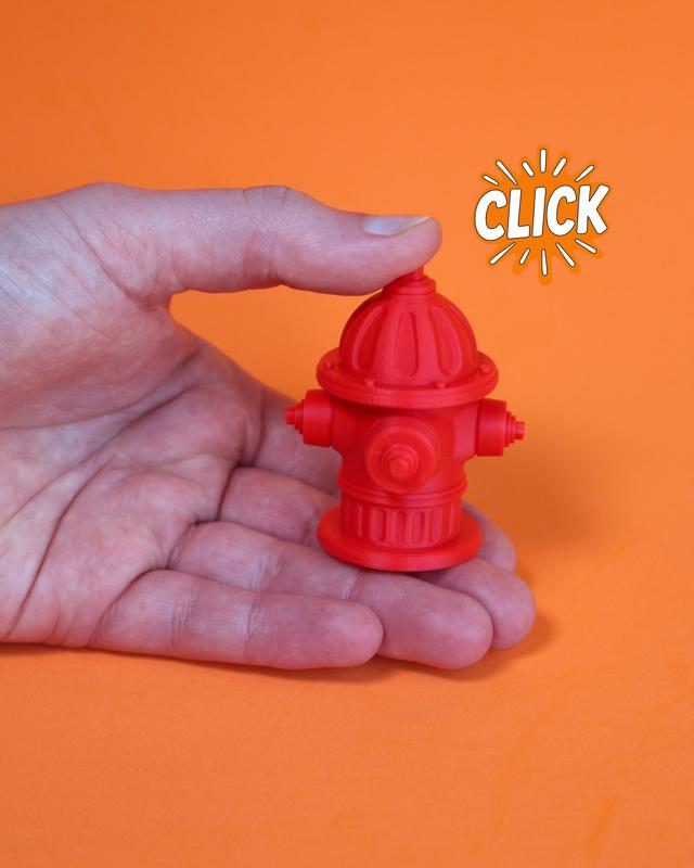 Fire Hydrant Fidget Clicker - Keychain