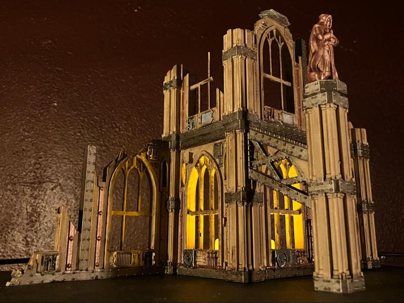 Wargame Terrain Imperial Building Ruin One