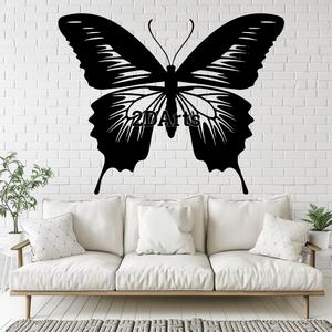 Butterfly 2D Wall Art/Window Art - Digital STL & SVG File for 3D Printing or Laser Cutting