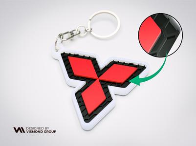 Mitsubishi Keychain