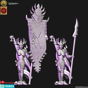 Dark elves Death hag BSB (elf)