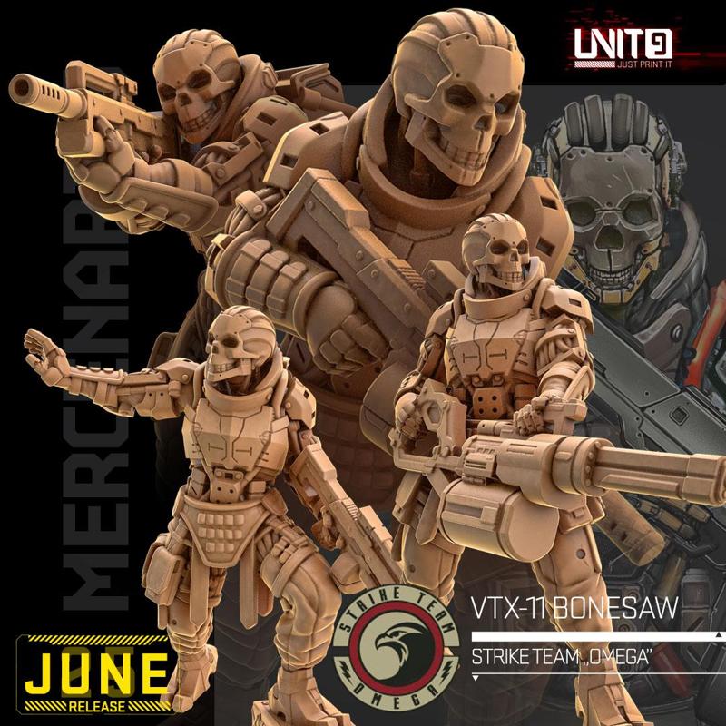 Cyberpunk - VTX-11 Bonesaw - Mercenaries Strike Team 'Omega'