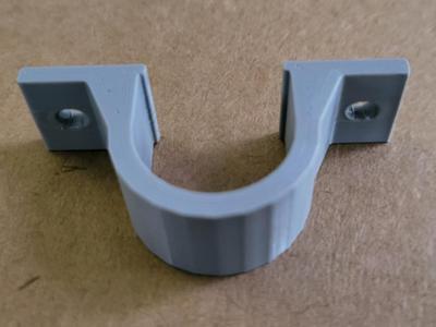 PVC Pipe bracket/mount for 1/2" PVC