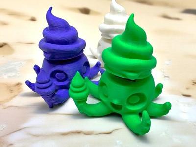 Octopus Icecream Clicker Fidget Toy