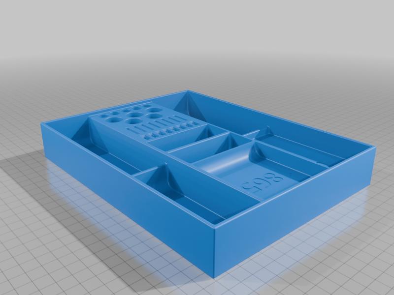 Low profile battery storage tray - expandable