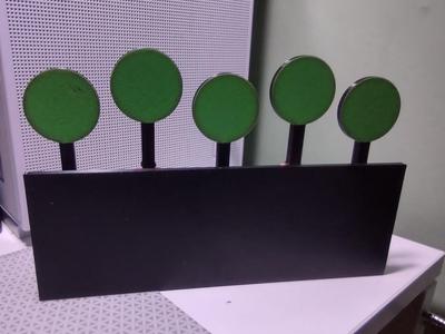 Airsoft knockdown target v2