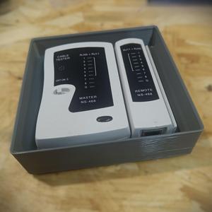 Gridfinity bin for Ethernet cable/plug tester