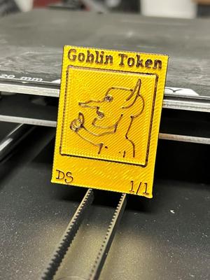 (UPDATED) MTG Mini Goblin Token X2