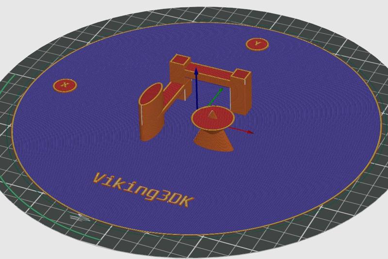 Flsun T1 / Delta printer Bed - Overhang - Bridging - Top layer Test