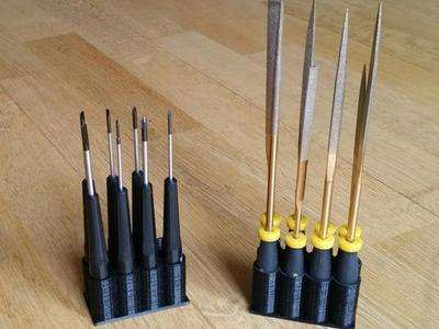 Customizable Screwdriver Holder
