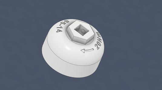 Universal Oil filter Tool - 65mm