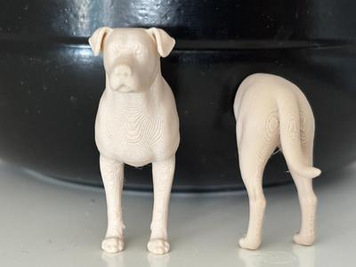 Two-part dog body 