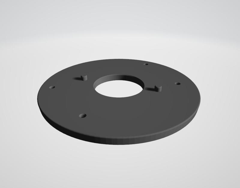 Bosch POF1400 Round Baseplate