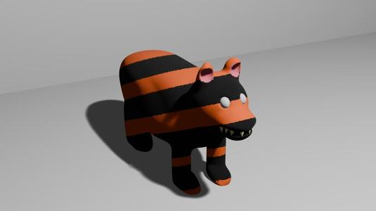 Funny Tiger Based on Bad Drawing
