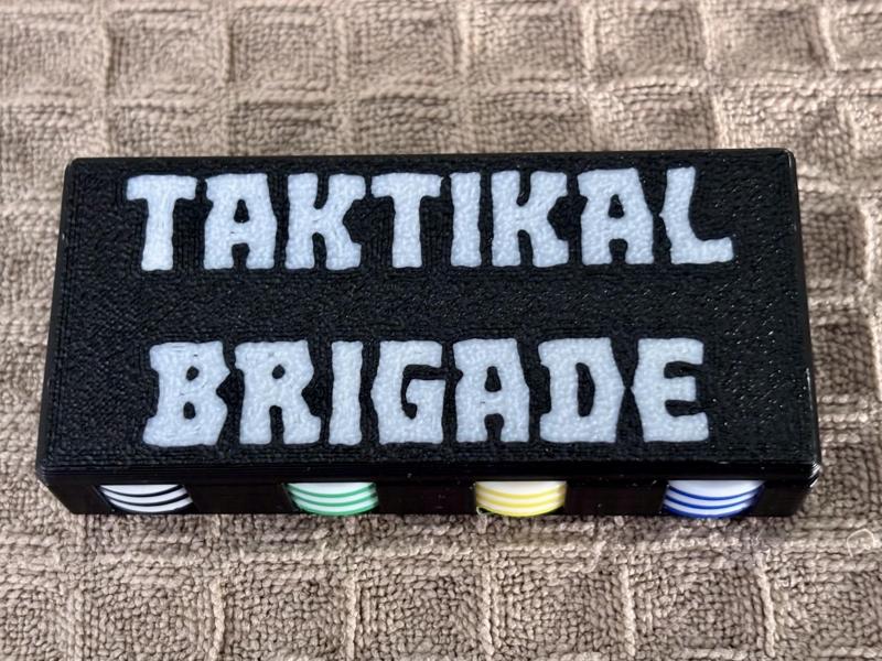 16 mm Tactical Brigade token with magnetic case