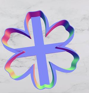 Flower cookie cutter