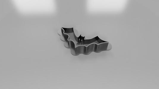 Bat cookie cutter