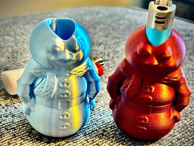 Snowman Lighter holder/sleeve