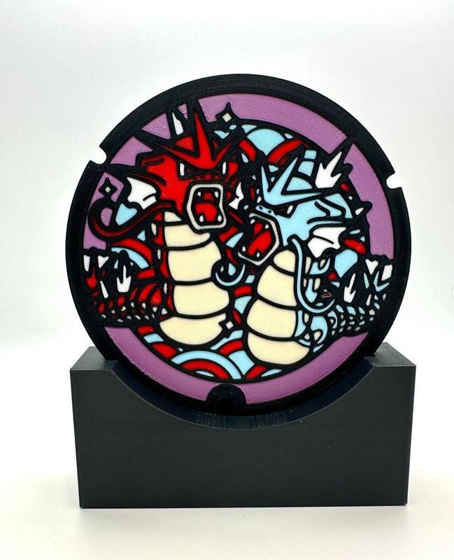 Gyarados Poke Lid