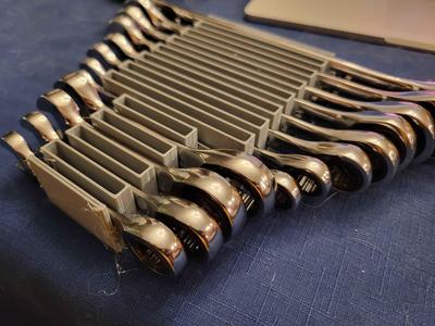 Wrench Holder for 12 wrenches