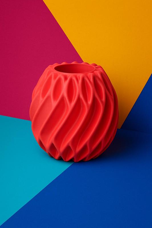 Color Pop Vase – Modern Decorative Vase with Bold Geometric Design