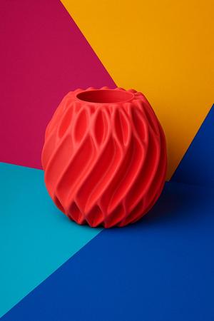 Color Pop Vase – Modern Decorative Vase with Bold Geometric Design
