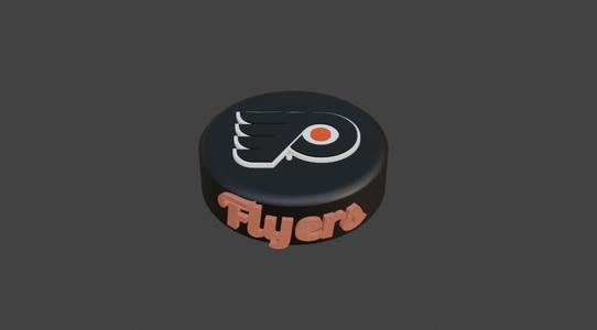 Philadelphia Flyers Hockey Puck 