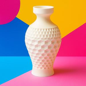 Geometric Texture Vase – Minimalist Elegant Decor