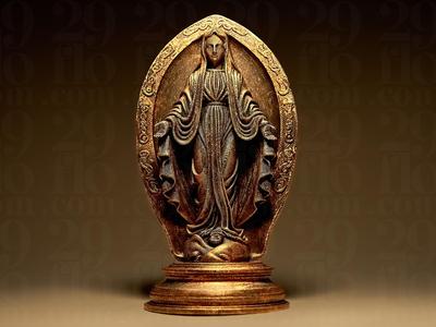 Virgin Mary Statuette