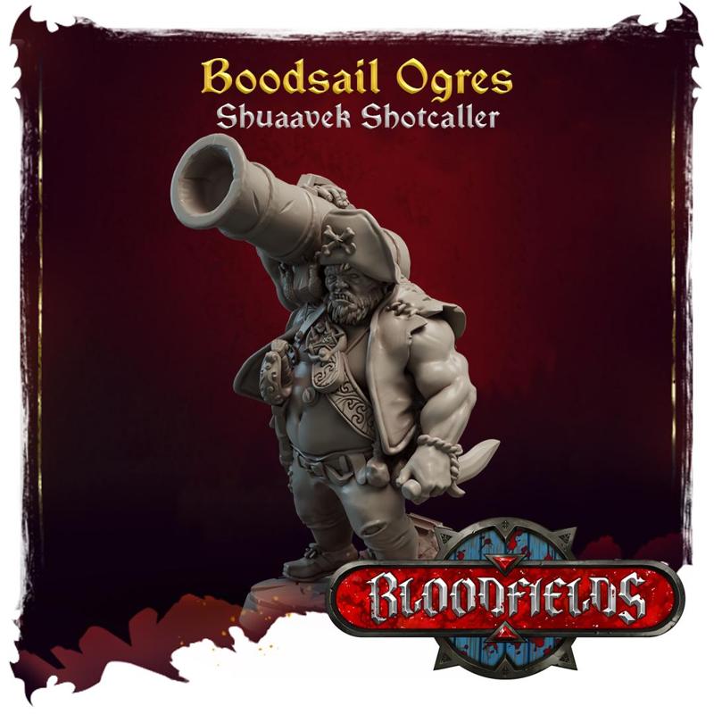 Bloodsail Ogres - Shuaavek Shotcaller - Additional Miniatures