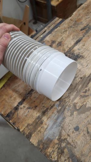 4" Dust Collection Fittings for Quick Change Flexible Hose