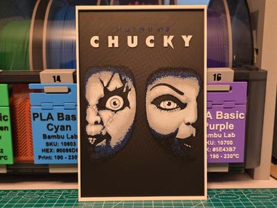 Bride of Chucky Movie Poster - Hueforge Art