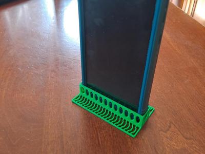 Customizable vertical stand with SolidWorks