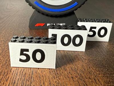LegoF1 brake boards (2x6)