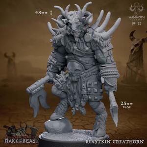 Beastkin Greathorn (32mm & 75mm Scale)