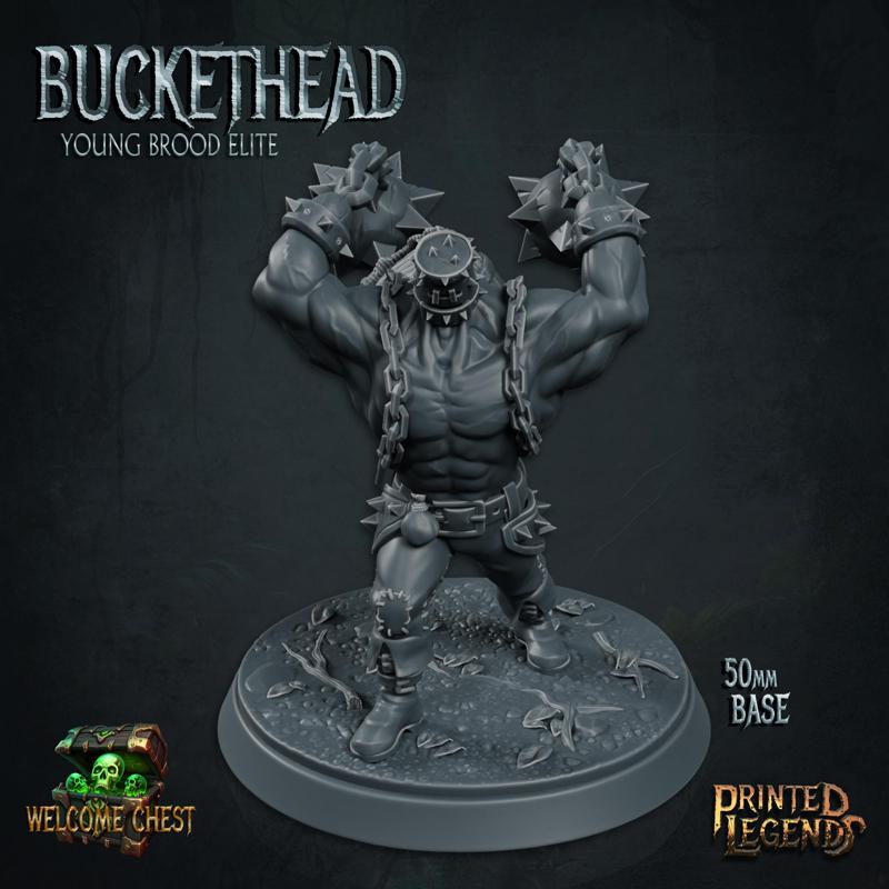 Buckethead 04 (50mm Base)