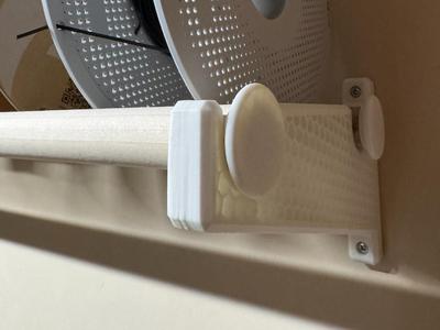 1" Dowel End Cap for Spool Rack – Secure Fit