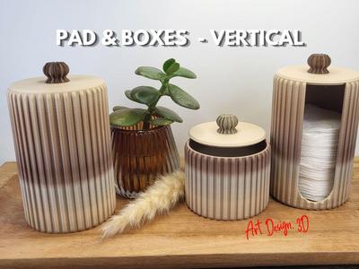 Pad & Boxes Vertical 