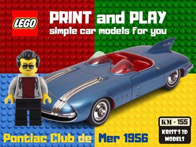 LEGO Pontiac Club de  Mer 1956