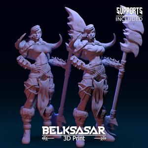 Barbarian Girl 2 variants
