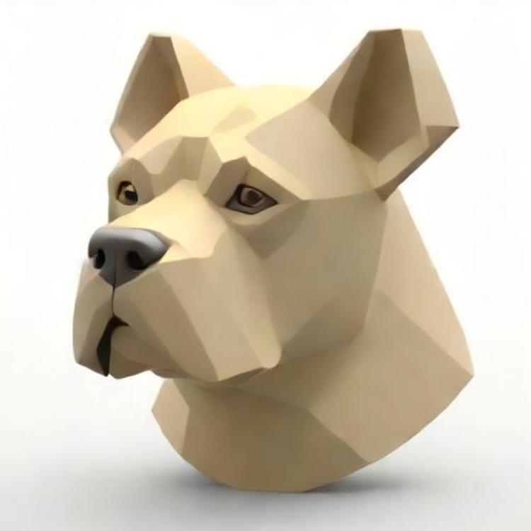 Lowpoly Buldog