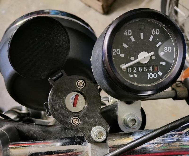 Simson S51 Halter für Sicherheitsschloss am Lenker