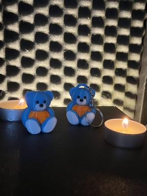 Hallowen Pumpkin Teddy Bear key chain small bear