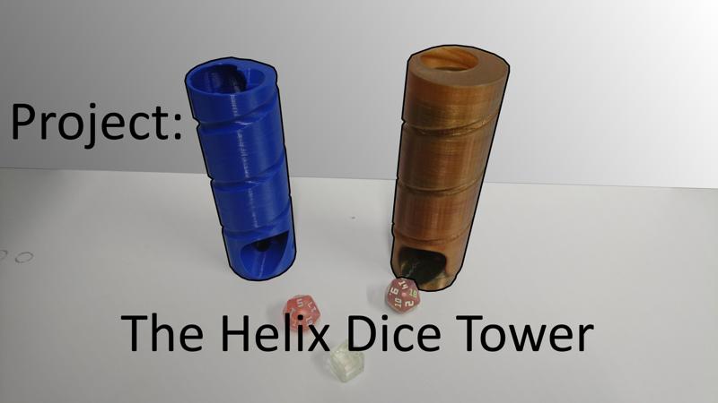 Helix Dice Tower