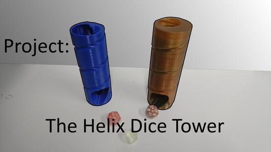 Helix Dice Tower