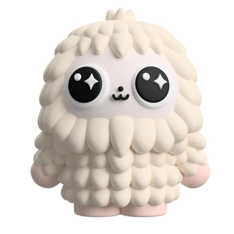 Customizable Snowball the Yeti Art Toy: 3D Printable Figure