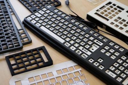 Keyboard Cover for Motor and Visual Disabilities