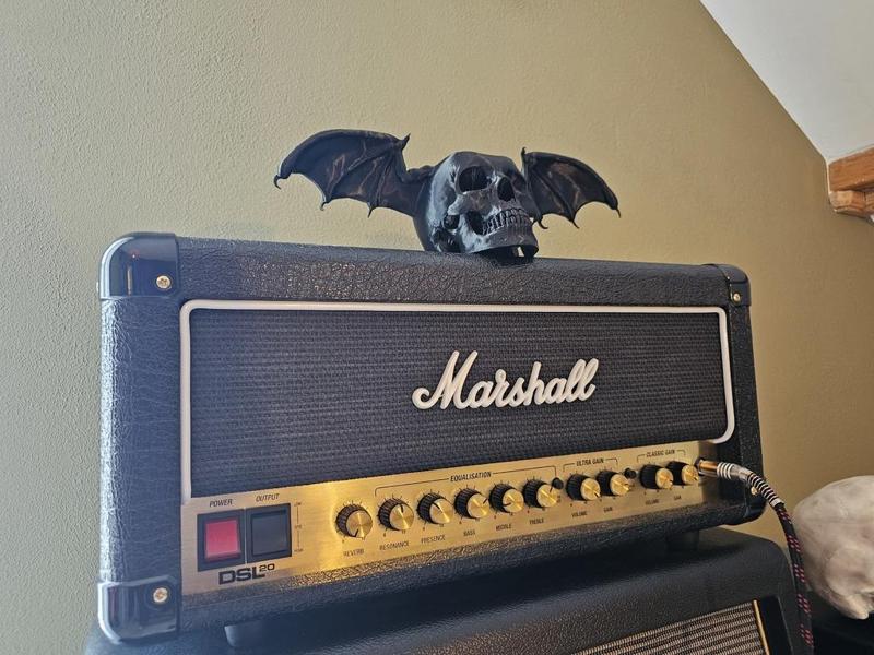 Deathbat guitar pick bowl